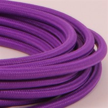 Purple textile cable